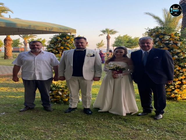 Başkan Yardımcısı Cavit Cebeci’nin Oğlu Kerem Cebeci ile Yıldız Alara Dünya evine Girdi