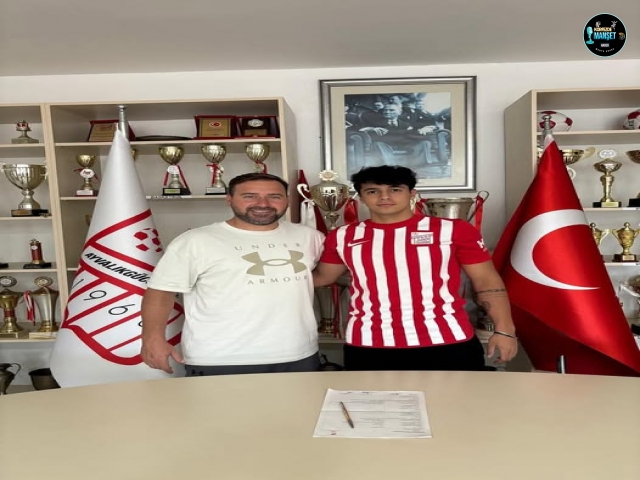 2004 Doğumlu Orta Saha İbrahim Kıraç Gündüz, Ayvalıkgücü'nde.