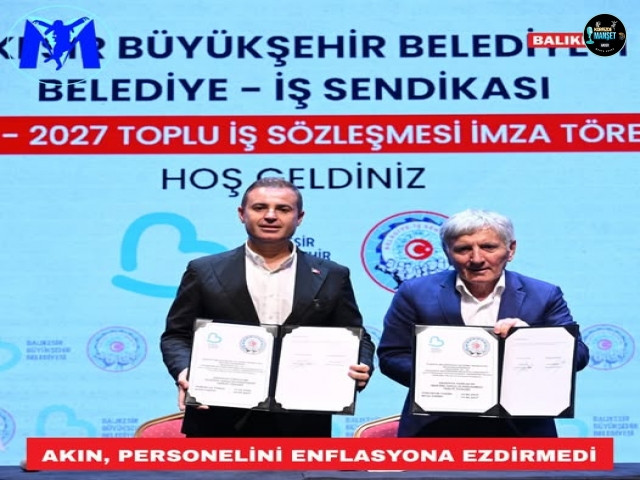 Başkan Akın’dan personele zam müjdesi