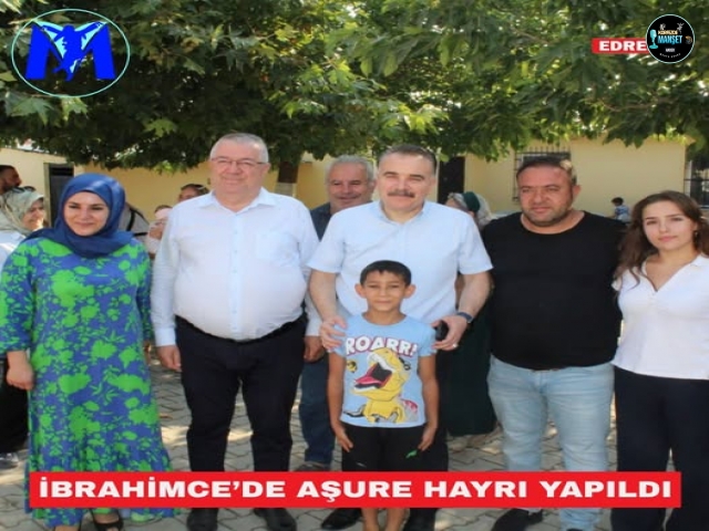 İBRAHİMCE MAHALLESİ’NDE AŞURE HAYRI YAPILDI