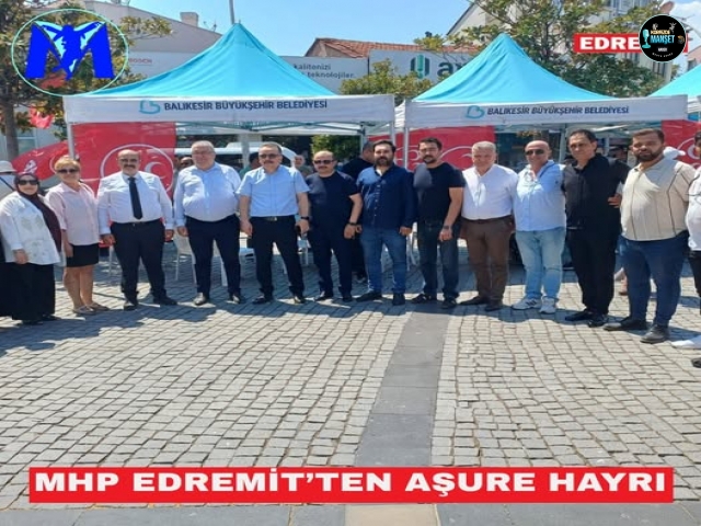 MHP Edremit’ten Aşure Hayrı