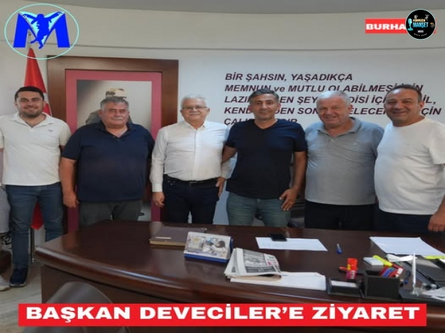PELİTKÖY DEVECİLER DERNEĞİ’NDEN BAŞKAN DEVECİLER’E ZİYARET