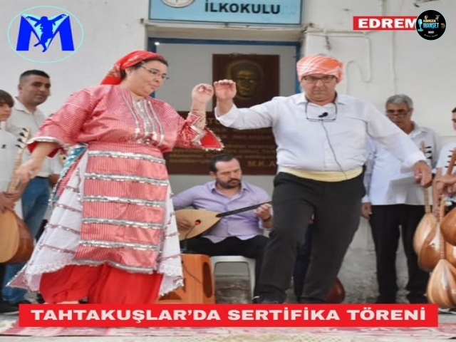 TAHTAKUŞLAR MAHALLESİ BAĞLAMA KURSU'NDAN YIL SONU KONSERİ VE SERTİFİKA TÖRENİ