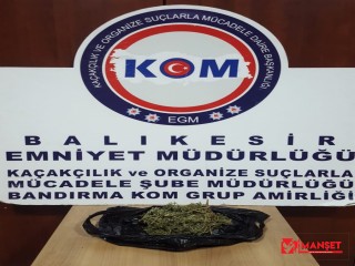 BALIKESİR POLİSİNDEN UYUŞTURUCU OPERASYONU