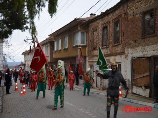 KARAAĞAÇ DEVE GÜREŞİ FESTİVALİ KORTEJ YÜRÜYÜŞÜ İLE BAŞLADI