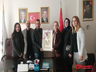 BAŞKAN UMUTLU’YA HAYIRLI OLSUN ZİYARETİNDE BULUNDULAR