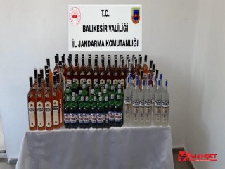 JANDARMADAN SAHTE İÇKİ OPERASYONU