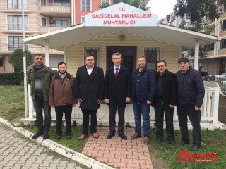 KAYMAKAM SIRMALI, GAZİCELAL MUHTARLIĞINI ZİYARET ETTİ 