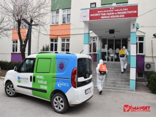 BÜYÜKŞEHİR HER YERİ DEZENFEKTE EDİYOR