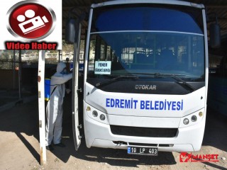 EDREMİT BELEDİYESİ KORONAYA KARŞI ÖNLEM ALIYOR