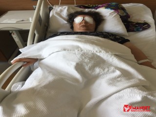 Hastanede dehşet: Şizofren kadın, bir hastanın gözlerini çıkardı