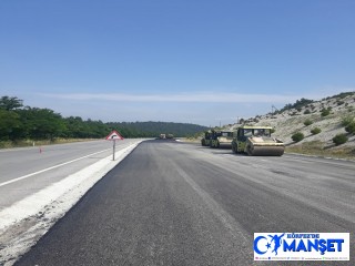 Balıkesir-Bigadiç yolunun standardı yükseliyor
