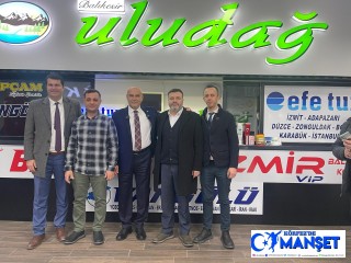 ÇÖMEZ VE EROĞLU, İŞ İNSANI COŞGUN’U ZİYARET ETTİLER