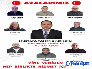 YİNE YENİDEN.. HİZMET İÇİN DEVAM.