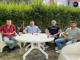 HİLAL VİNÇ’İN SAHİBİ HAŞİM ÖNEN VE ABİSİ BİLAL ÖNEN'DEN ÇINARLI BAHÇE VE KAFEYE HAYIRLI OLSUN ZİYARETİ