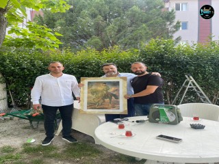 İŞ İNSANLARI GÜRKAN UZUN, TURGAY GÖRMEN, ÇINARLI BAHÇE VE KAFE'YE ZİYARET 