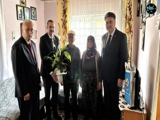 KAYMAKAM ÖZDERİN VE BAŞKAN ERSOY’DAN ŞEHİT VE GAZİ AİLELERİMİZE BAYRAM ZİYARETİ