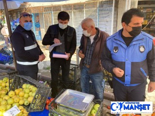 EDREMİT BELEDİYESİ ÖLÇÜ KONUSUNDA ESNAFI UYARDI