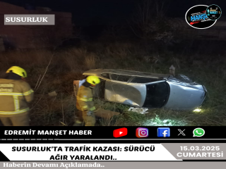 Susurluk'ta Trafik Kazası: Sürücü Ağır Yaralandı