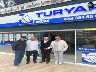 BÖLGENİN SEVİLEN VE TANINAN İŞ İNSANI AHMET OLCAY’DAN TANJU COŞGUN’A HAYIRLI OLSUN ZİYARETİ